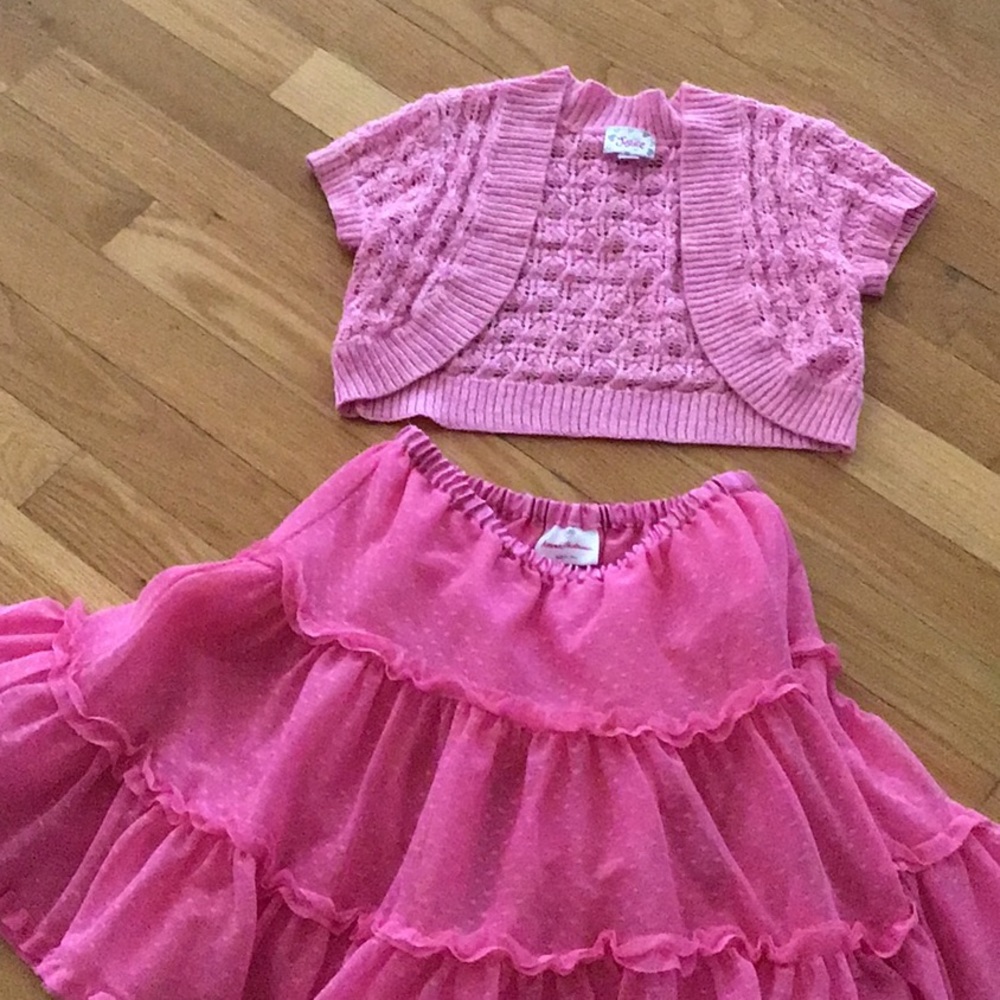 Pink twirly skirt